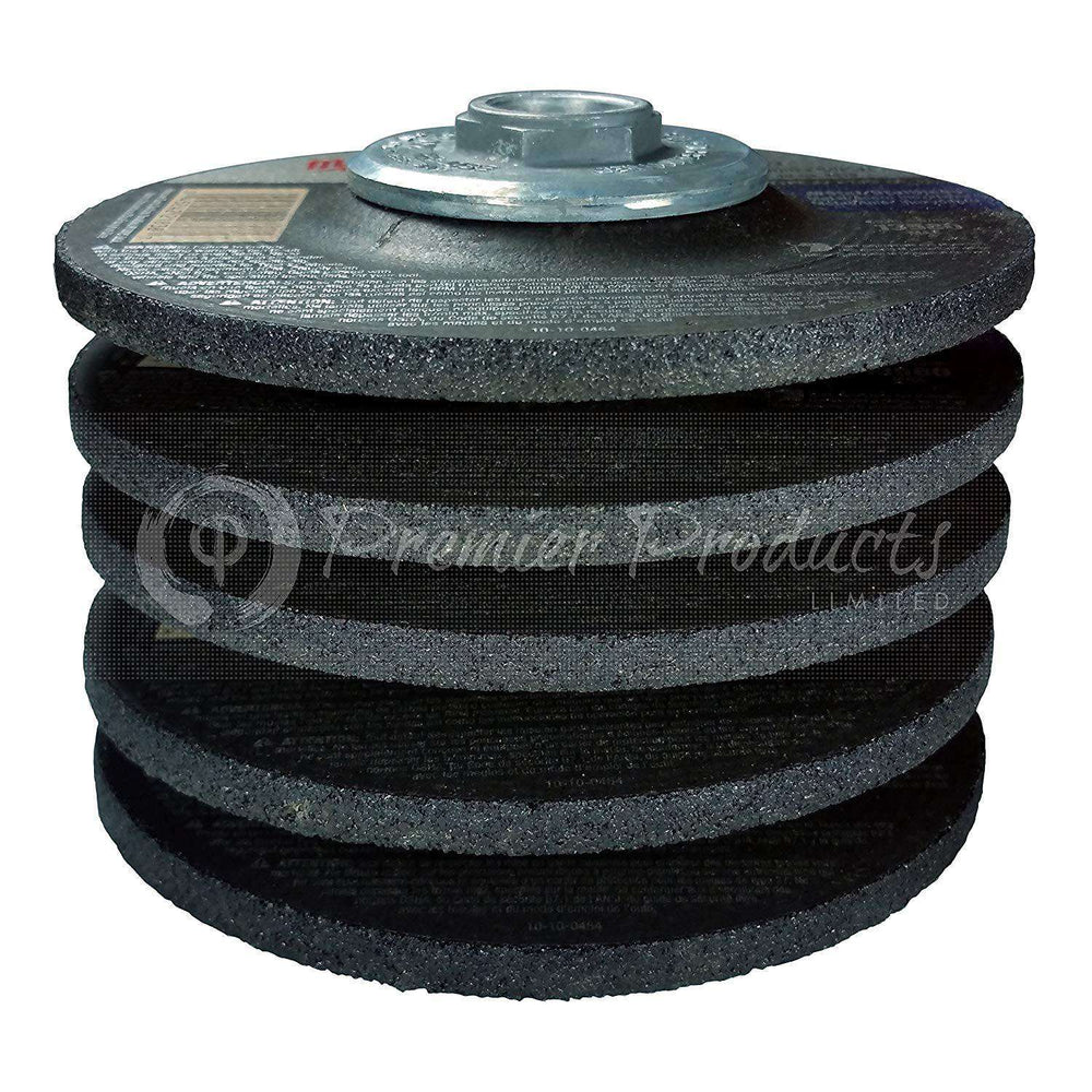 milwaukee-5-pack-4-1-2-hubbed-grinding-wheel-for-grinders-aggressive-grinding-for-metal-stainless-steel-4-1-2-x-1-4-x-5-8-inch-11-unc-depressed