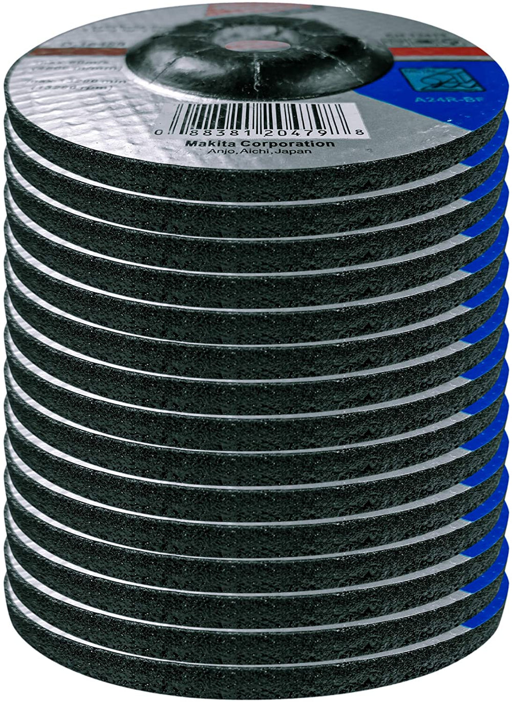 Makita 15 Pack - 4.5" Grinding Wheel For Grinders - Aggressive Grinding For Metal - 4-1/2" x 1/4 x 7/8-Inch