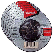 Makita 5 Pack - 4 Inch Grinding Wheel For Grinders On Metal