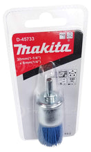 Makita 1 Piece - 1" Nylon End Brush For Power Drills - Ultra-Fine Conditioning For All Applications - 240 Grit