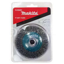 Makita 2 Piece - 4 Inch Crimped & Twist Wire Wheel Brush Set For 4.5" Grinders - Complete Conditioning For Metal - 4" x 5/8-Inch | 11 UNC