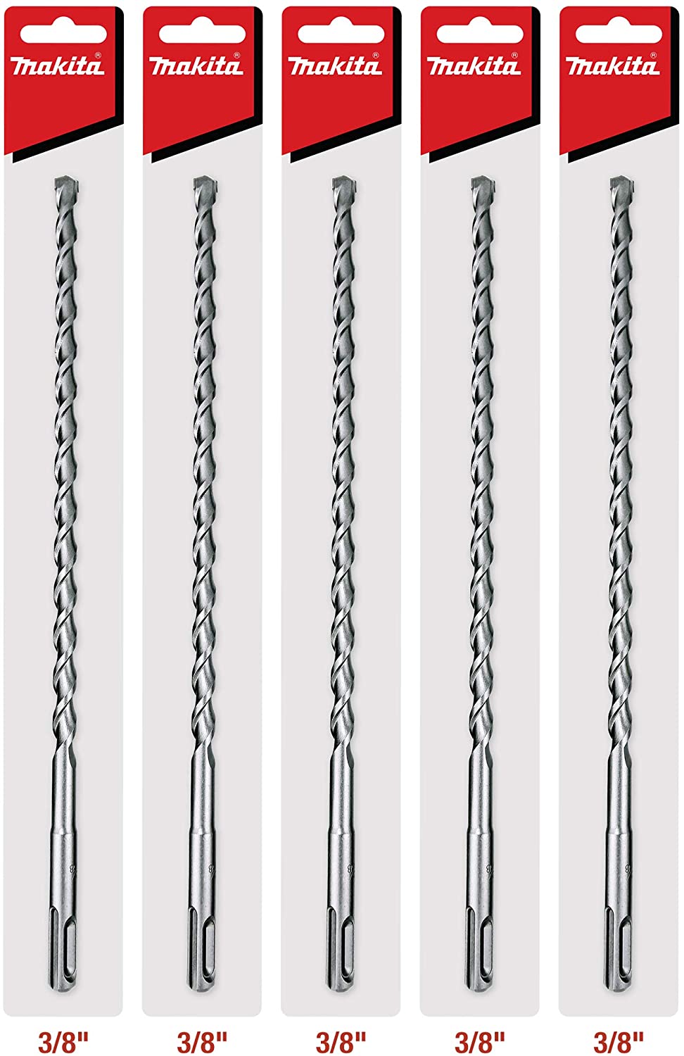 Makita Multi-Pack - SDS-Plus Drill Bits For SDS+ Rotary Hammers - Up to 10