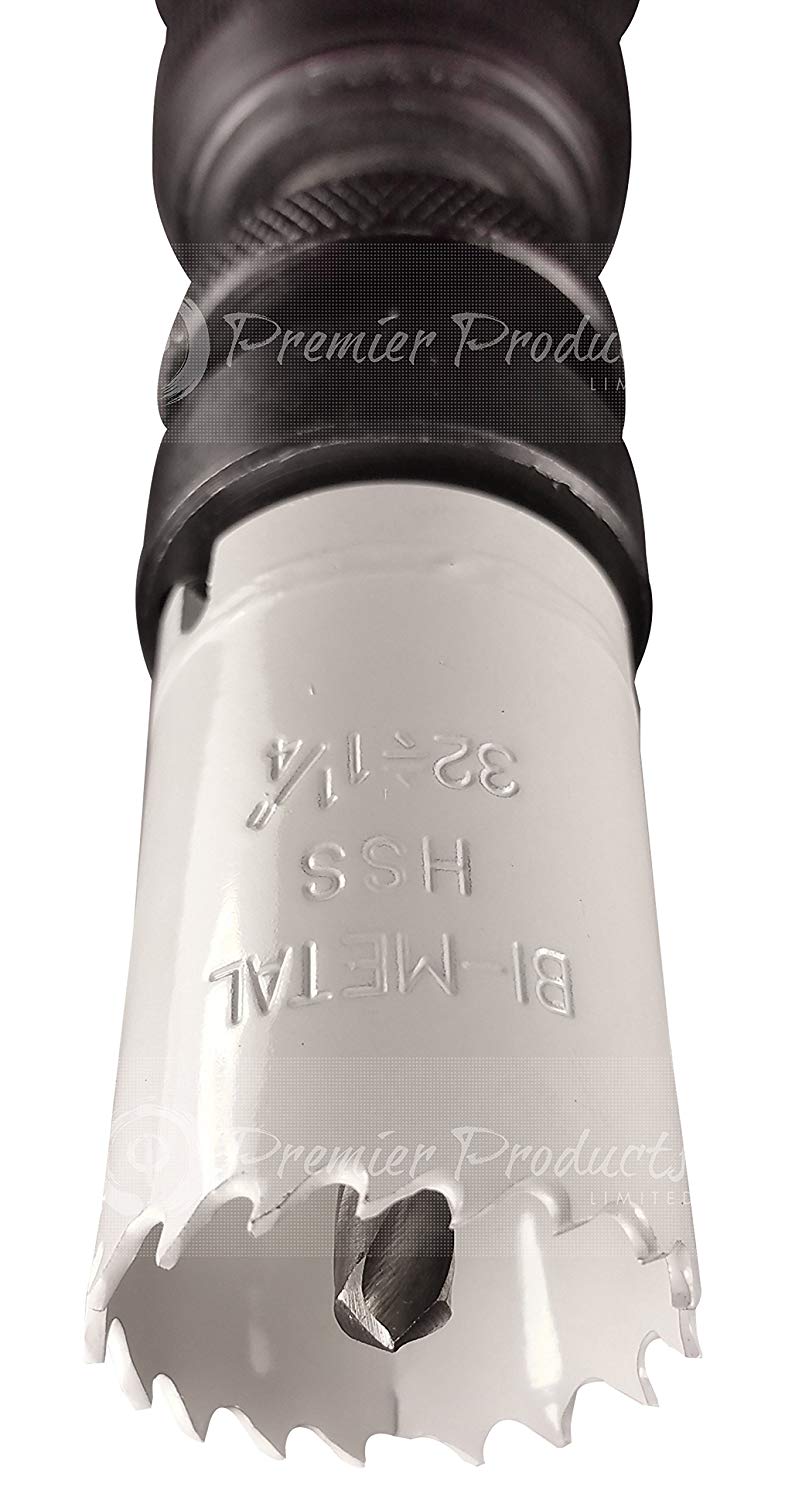 Makita 9 Piece - Electricians Bi-Metal Hole Saw Kit For Drills - Precise Boring Into All Materials