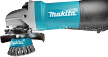 Makita 1 Piece - 3 Inch Knotted Wire Cup Brush For Grinders - Heavy-Duty Conditioning For Metal