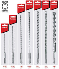 Makita 7 Piece - SDS-Plus Complete Drill Bit Set for SDS+ Rotary Hammers - Deep HD Drilling Into Concrete & Masonry
