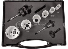 Makita 9 Piece - Electricians Bi-Metal Hole Saw Kit For Drills - Precise Boring Into All Materials