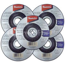 Makita 5 Pack - 4.5" Cut Off Wheels For Grinders - Flush Cutting For Stainless Steel & Metal - 4-1/2" x .045 x 7/8-Inch