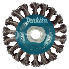 Makita 1 Piece - 4.5" Knotted Twist Wire Wheel Brush For Grinders On Metal