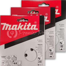Makita 30 Piece - Multi Grit SandPaper Disc Set For 5 Inch Random Orbit Sanders On Wood, Metal & Plastic