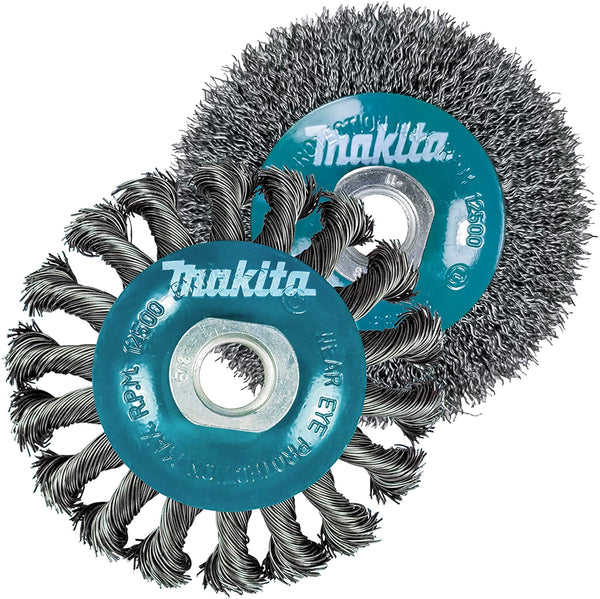 Makita 4"+ Wire Wheel Set