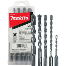Makita 5 Piece - SDS-Plus Drill Bit Set For Rotary Hammers In Concrete & Masonry