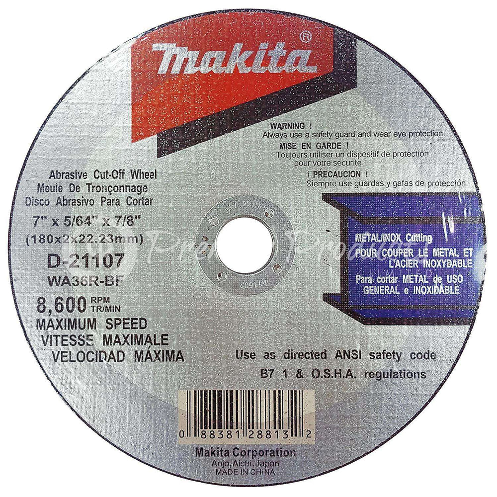 Makita 10 Pack Inch Cut Off Wheels For Grinders On Metal  Stainle