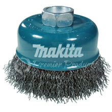 Makita 1 Piece - 3 Inch Crimped Wire Cup Brush For Grinders On Metal