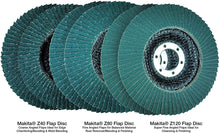 Makita 16 Piece - 4.5" Cut Off Wheel & Multi Grit Flap Disc Set For Grinders